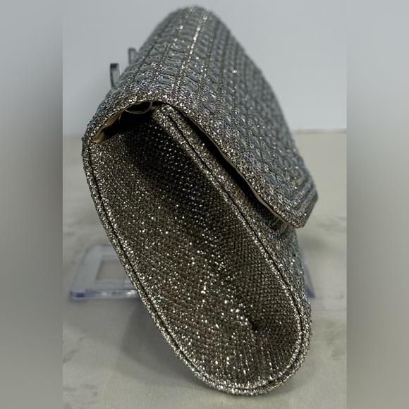 D'Margeaux New York embellished clutch handbag with a removable chain strap - Picture 6 of 7